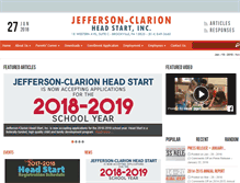 Tablet Screenshot of jcheadstart.com